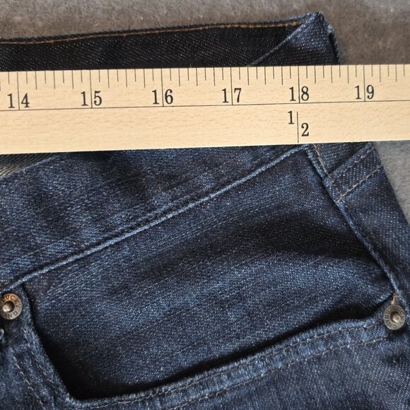 Lucky Brand Jeans 221 Original Straight Dark Denim Size 38 x 32 - Picture 8 of 11